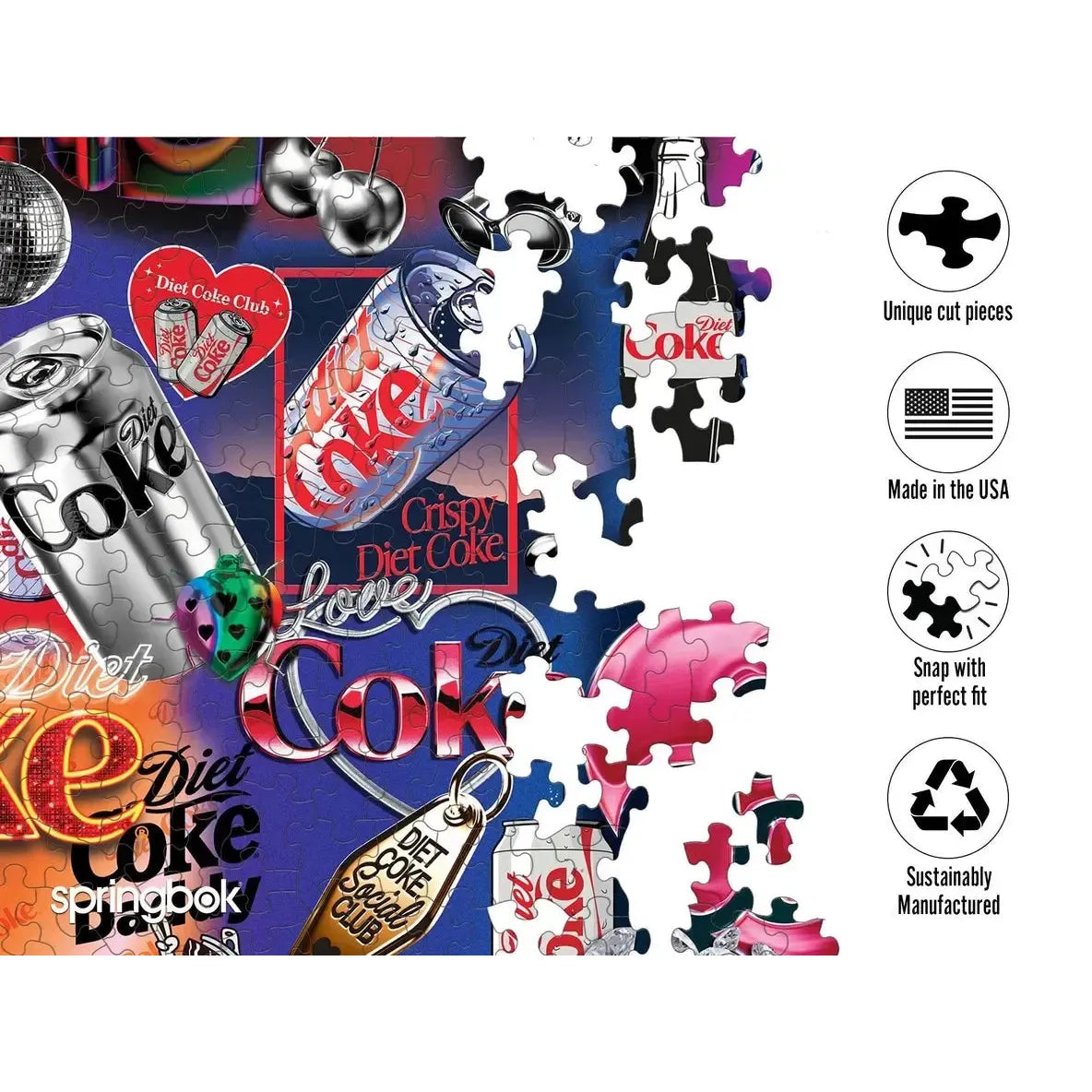 Diet Coke Bling 1000 Piece Jigsaw Puzzle Springbok