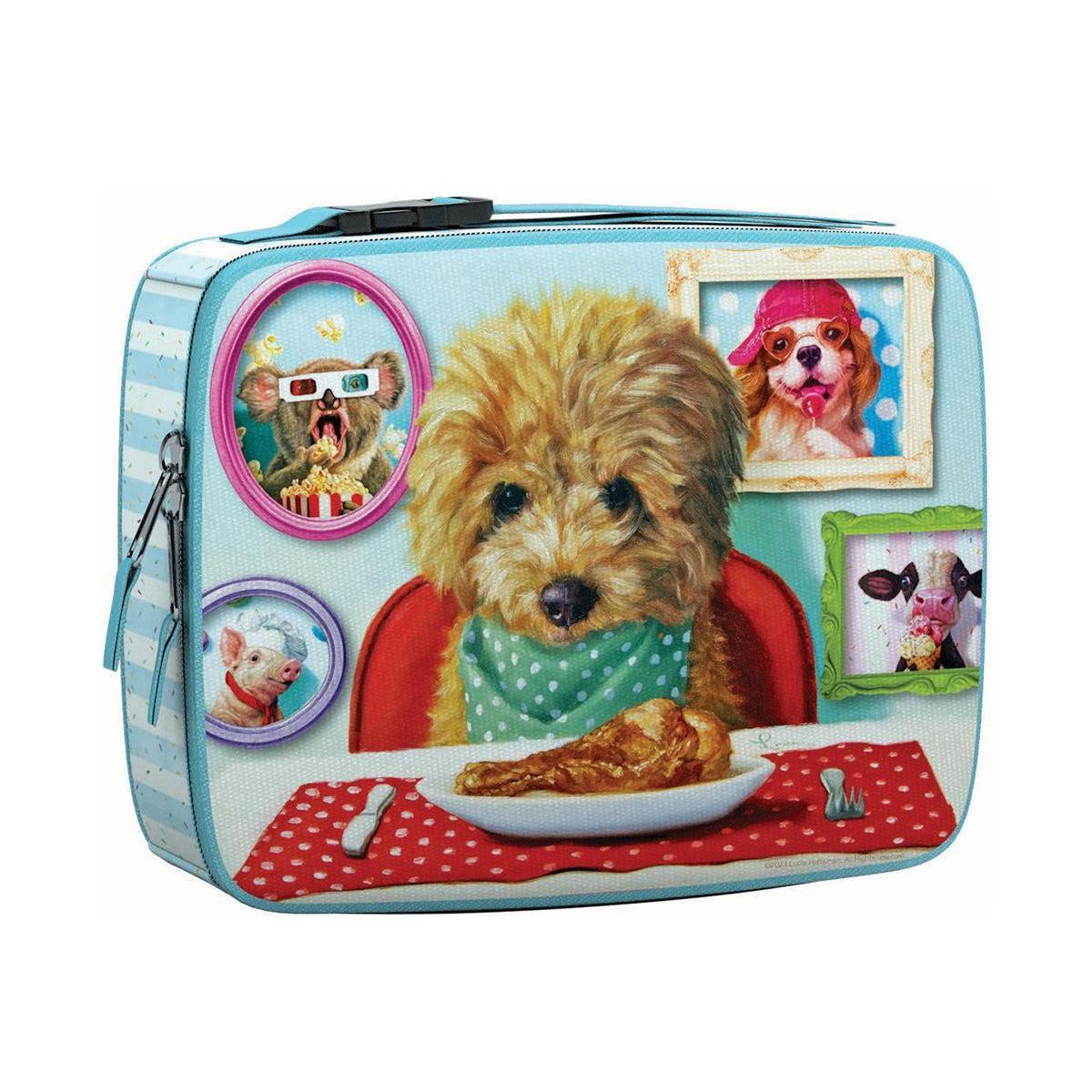 Dinner Time Lunch Bag & 100 Piece Jigsaw Puzzle Eurographics