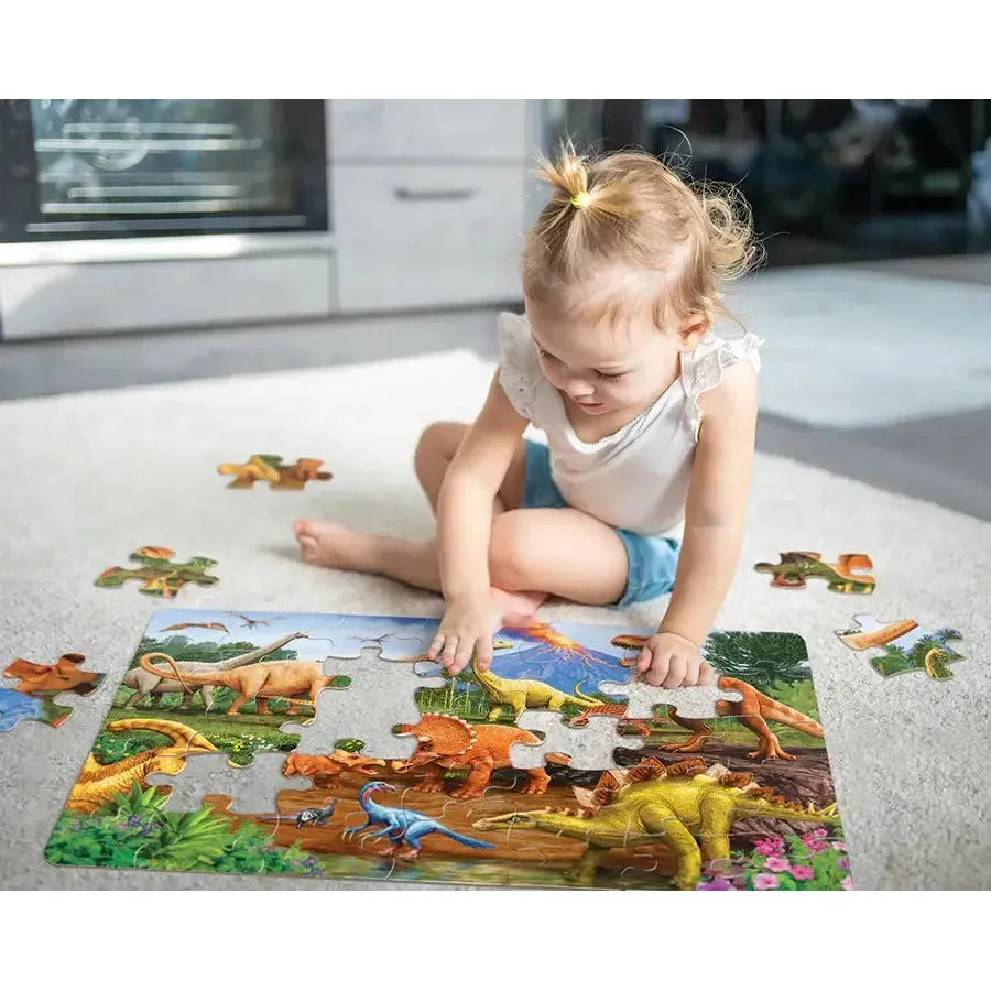 Dinos 35 Piece Floor Jigsaw Puzzle Cobble Hill