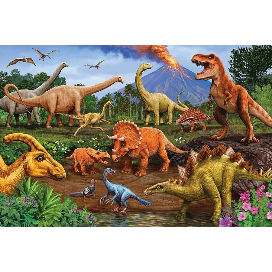 Dinos 36 Piece Floor Jigsaw Puzzle Cobble Hill