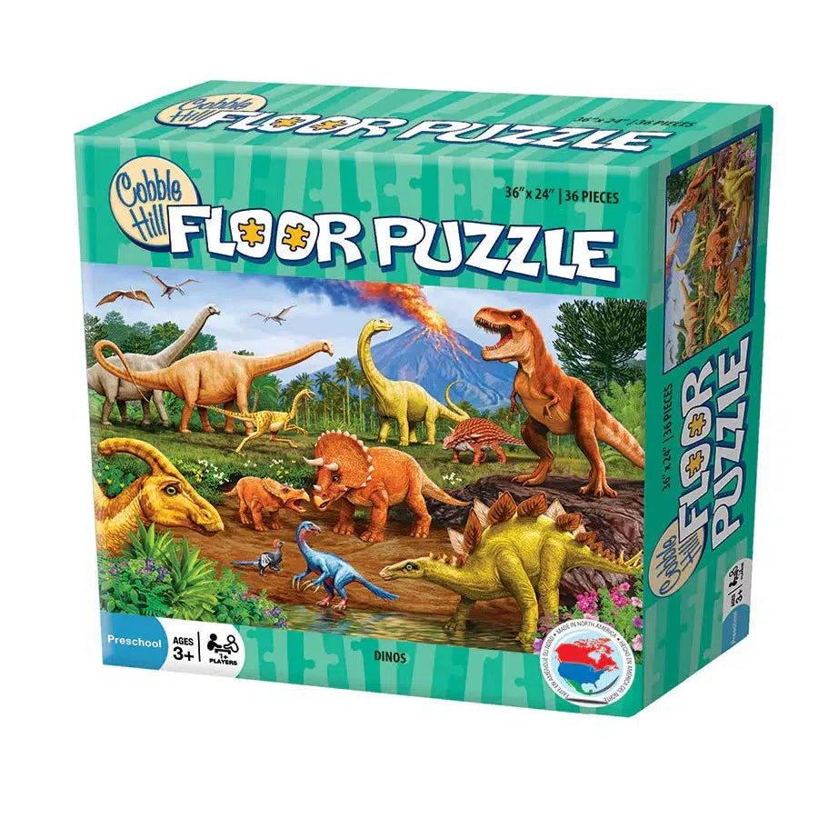 Dinos 36 Piece Floor Jigsaw Puzzle Cobble Hill