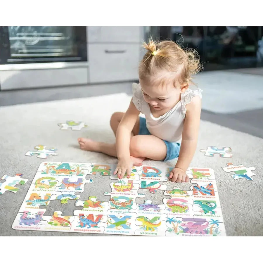 Dinosaur Alphabet 35 Piece Floor Jigsaw Puzzle Cobble Hill