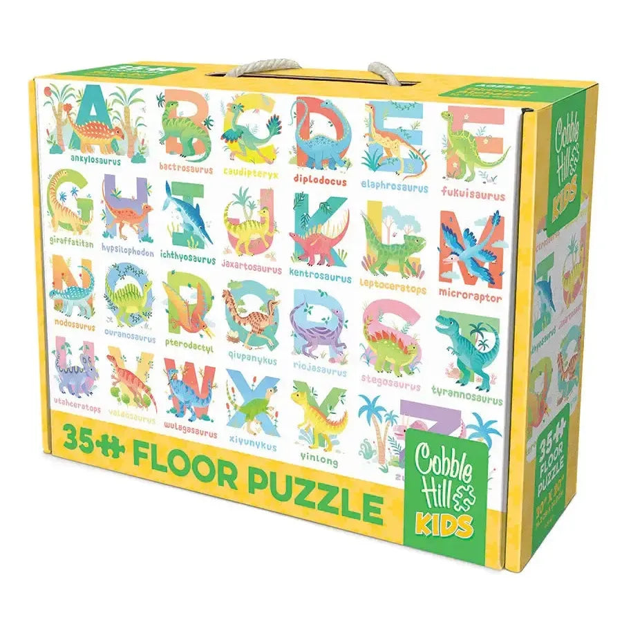 Dinosaur Alphabet 35 Piece Floor Jigsaw Puzzle Cobble Hill