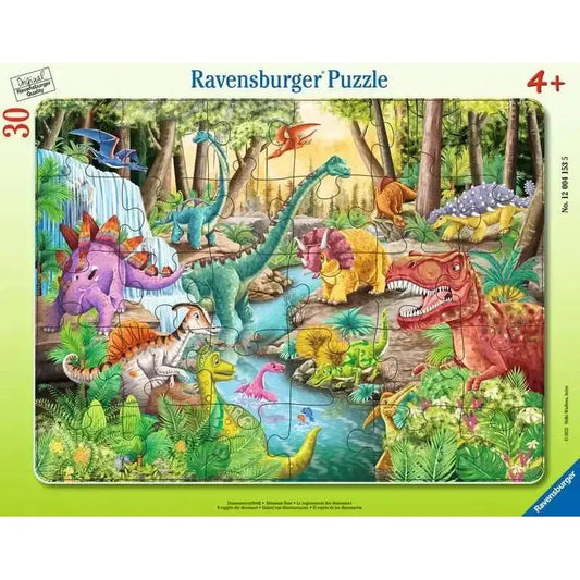 Dinosaur Roar 30 Piece Tray Jigsaw Puzzle Ravensburger