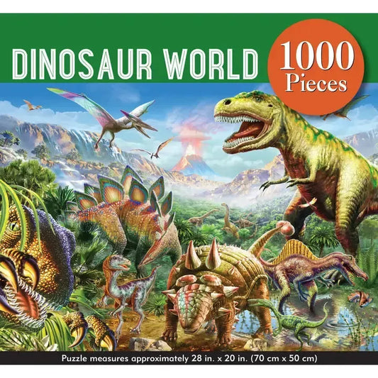 Dinosaur World 1000 Piece Jigsaw Puzzle Peter Pauper