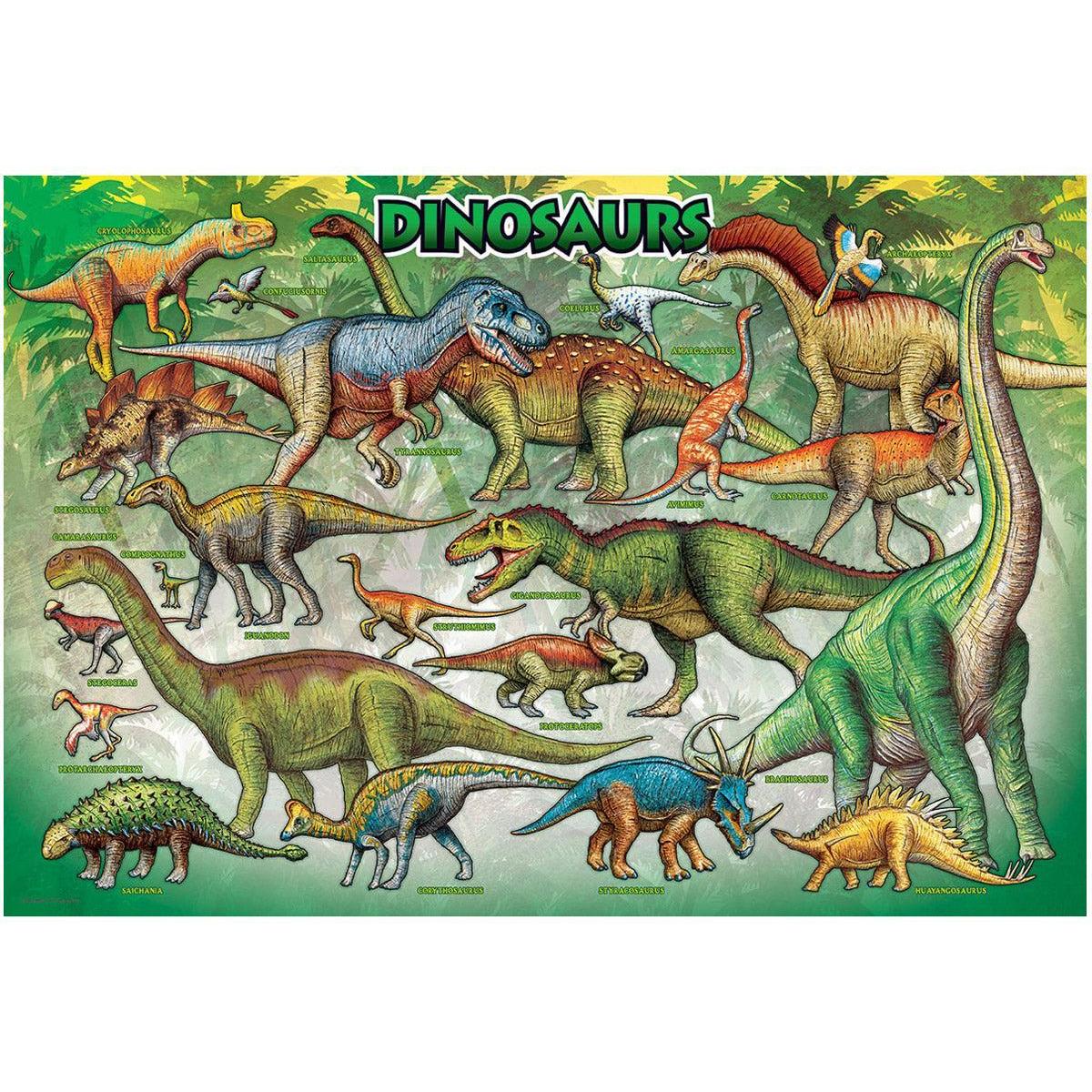 Dinosaurs Lunch Bag & 100 Piece Jigsaw Puzzle Eurographics