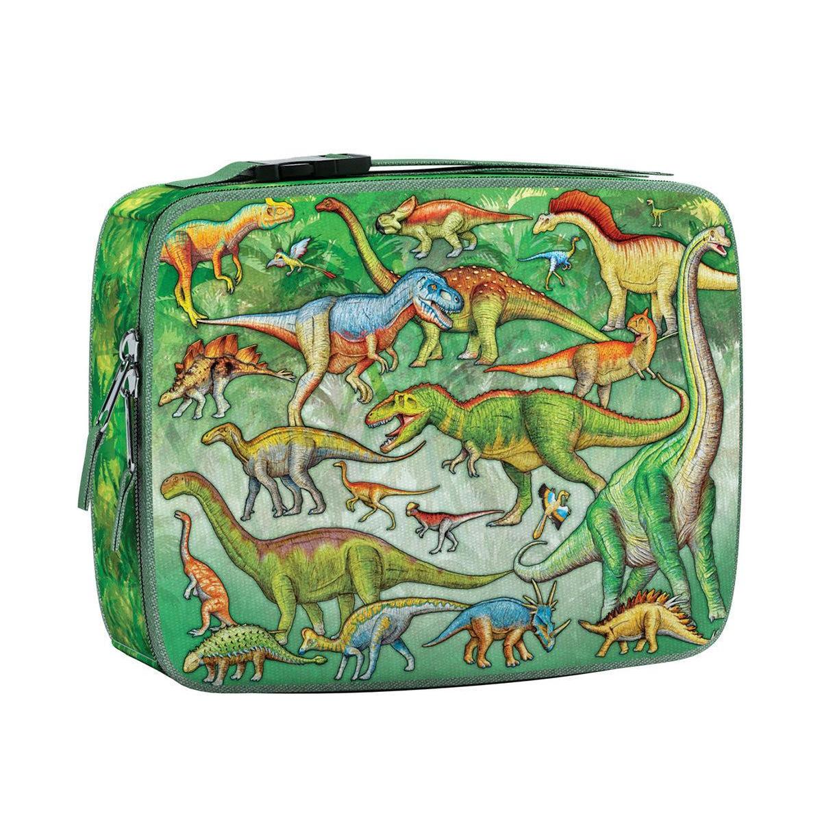 Dinosaurs Lunch Bag & 100 Piece Jigsaw Puzzle Eurographics