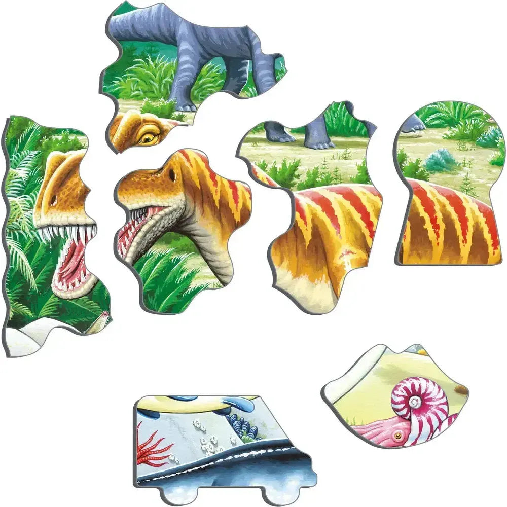 Dinosaurs of the Jurassic Period 35 Piece Tray Jigsaw Puzzle Larsen