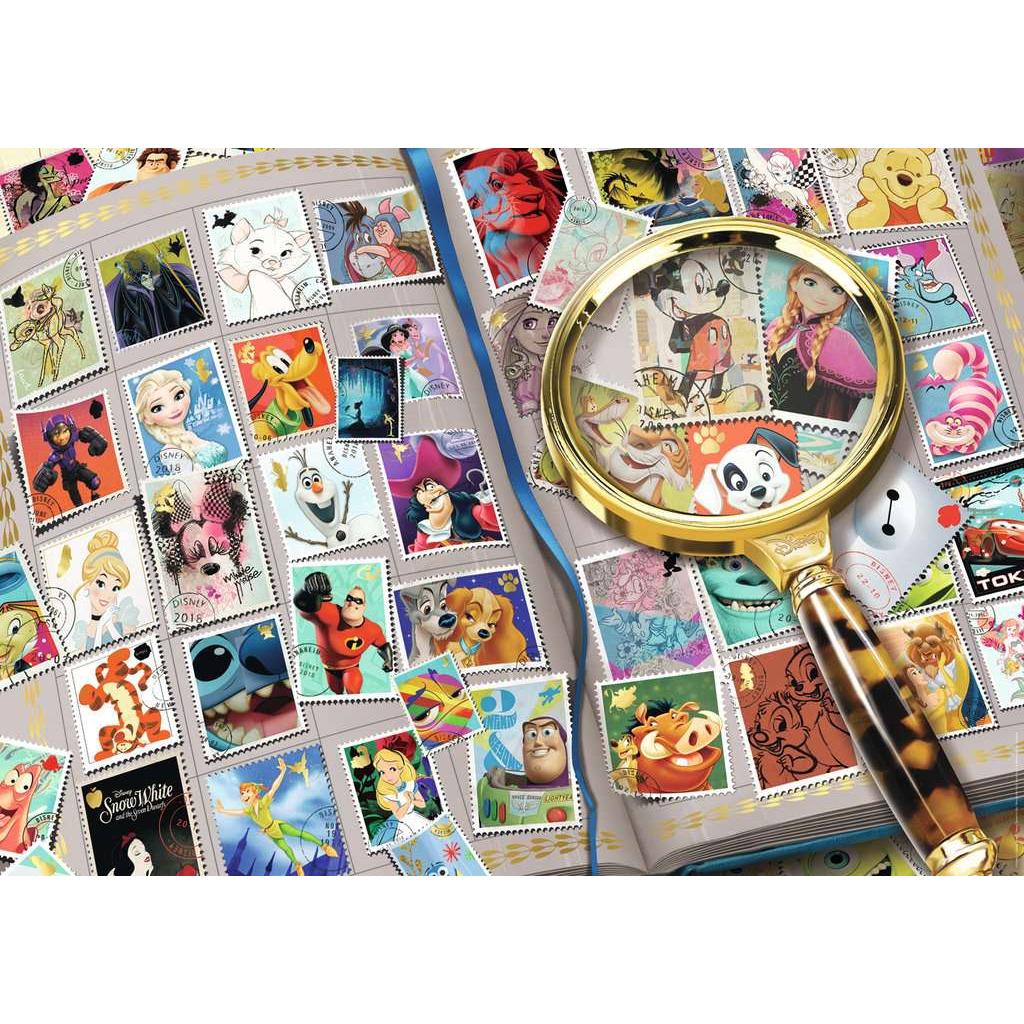 Disney Stamp Album 1000 Piece Jigsaw Puzzle Ravensburger