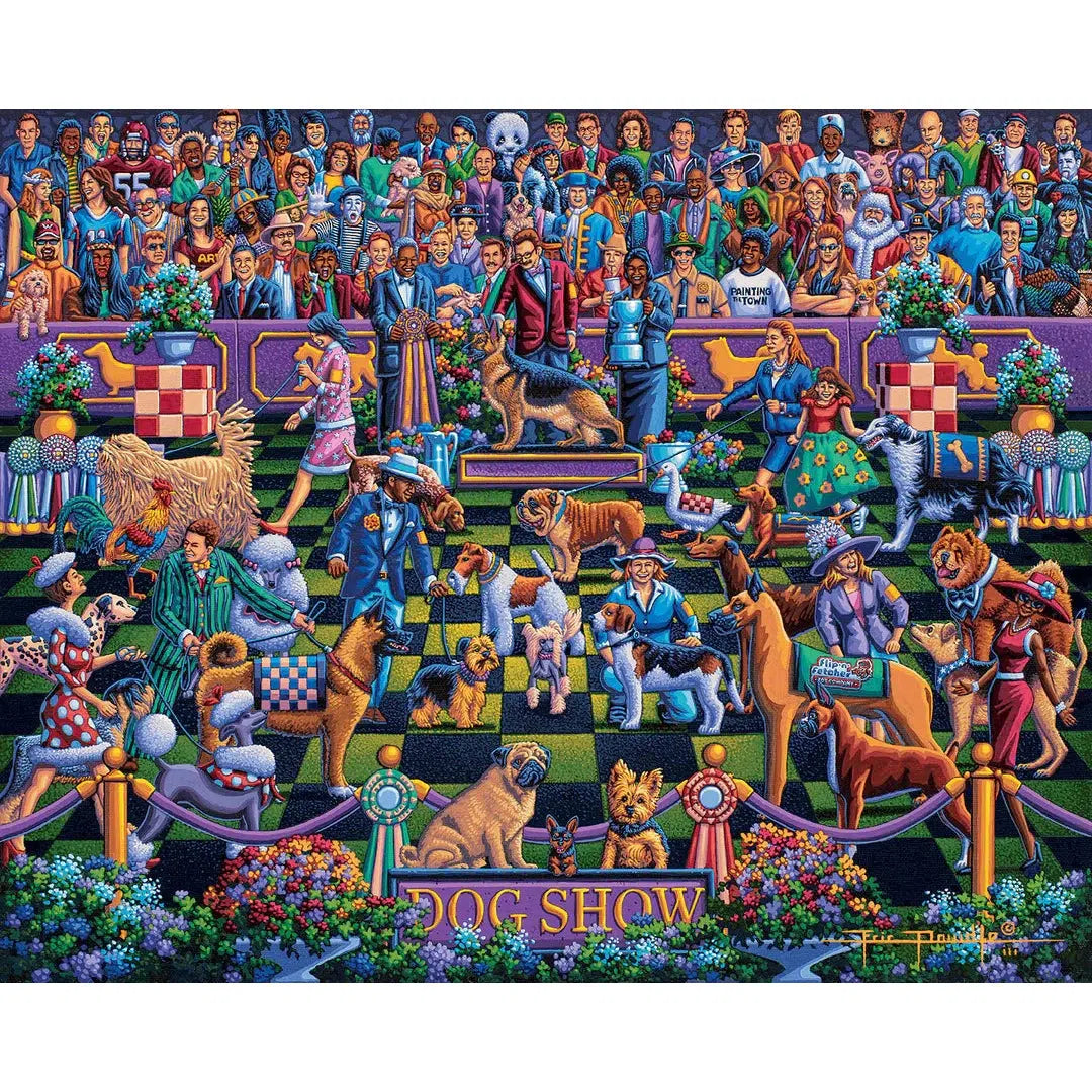 Dog Show 210 Piece Jigsaw Puzzle Dowdle