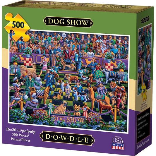 Dog Show 500 Piece Jigsaw Puzzle Dowdle