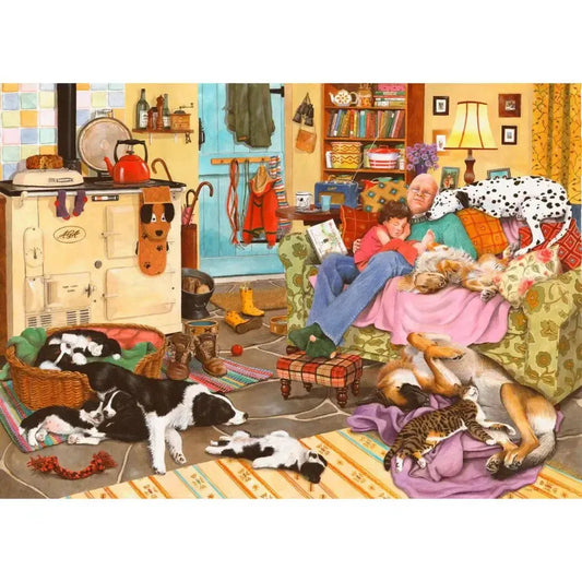Dog Tired 1000 Piece Jigsaw Puzzle HOP
