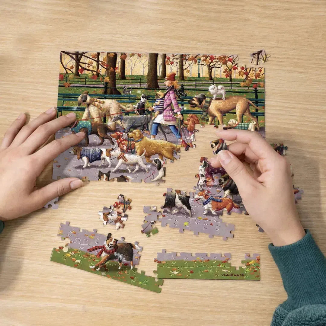 Dog Walker 210 Piece Jigsaw Puzzle Boardwalk