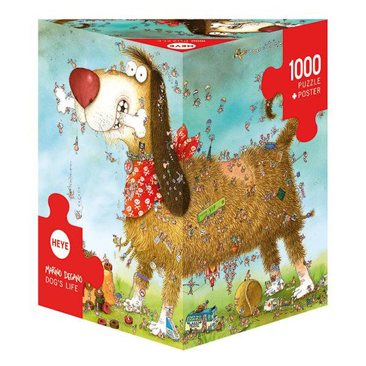 Dog's Life 1000 Piece Jigsaw Puzzle Heye