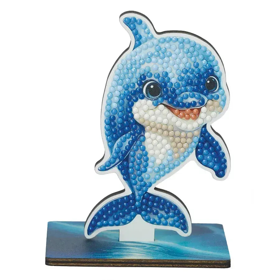 Dolphin "Ocean" Crystal Art Buddies Kit Craft Budd