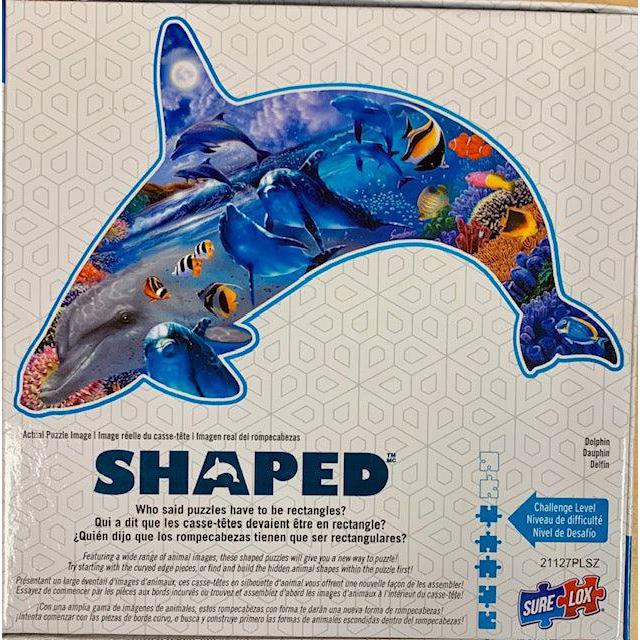 Dolphin Shaped 1000 Piece Jigsaw Puzzle Sure Lox