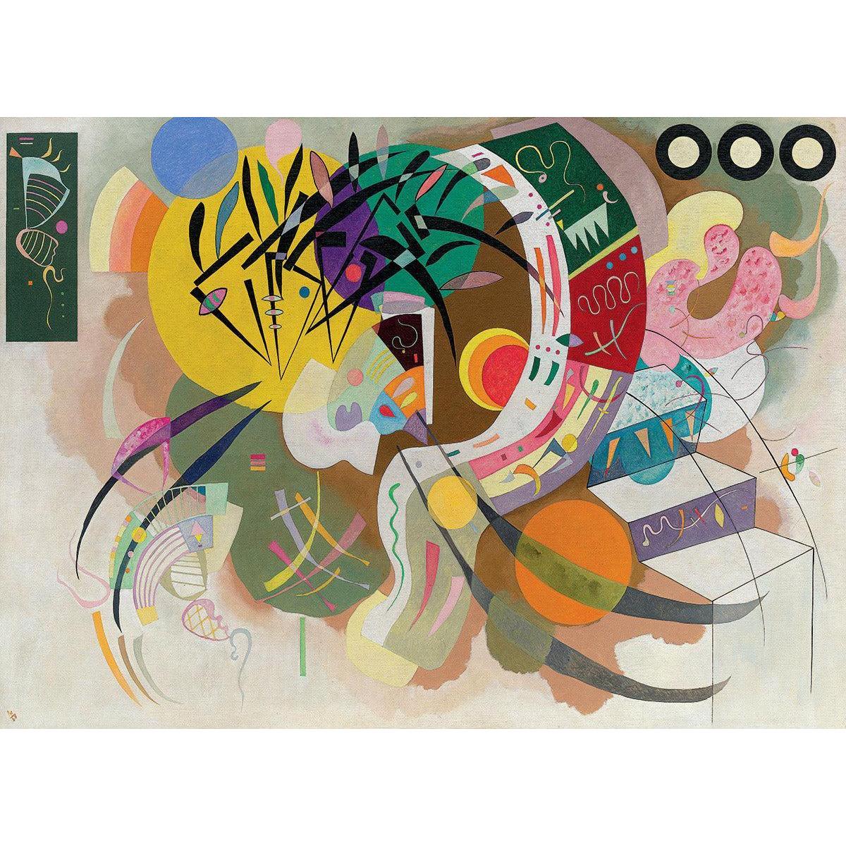 Dominant Curve by Kandinsky 1000 Piece Jigsaw Puzzle Eurographics