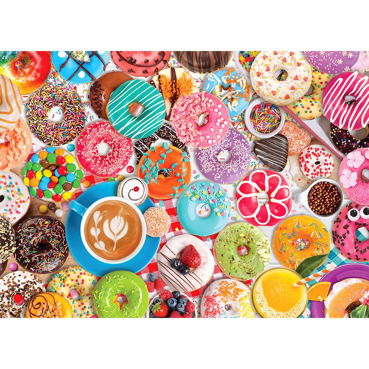 Donut Party 1000 Piece Jigsaw Puzzle in Tin Eurographics