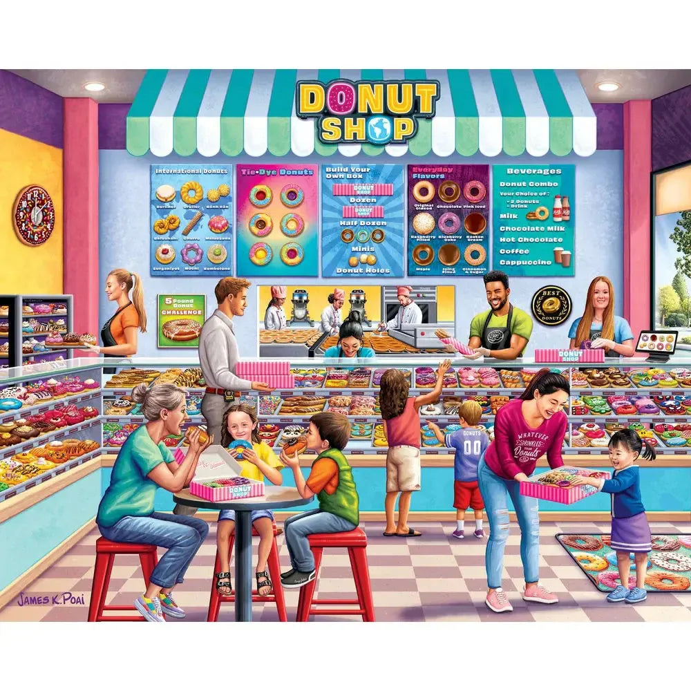 Donut Shop 210 Piece Jigsaw Puzzle Boardwalk