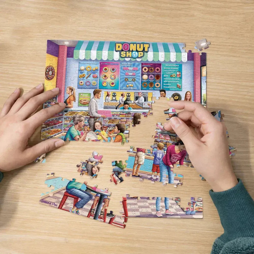 Donut Shop 210 Piece Jigsaw Puzzle Boardwalk