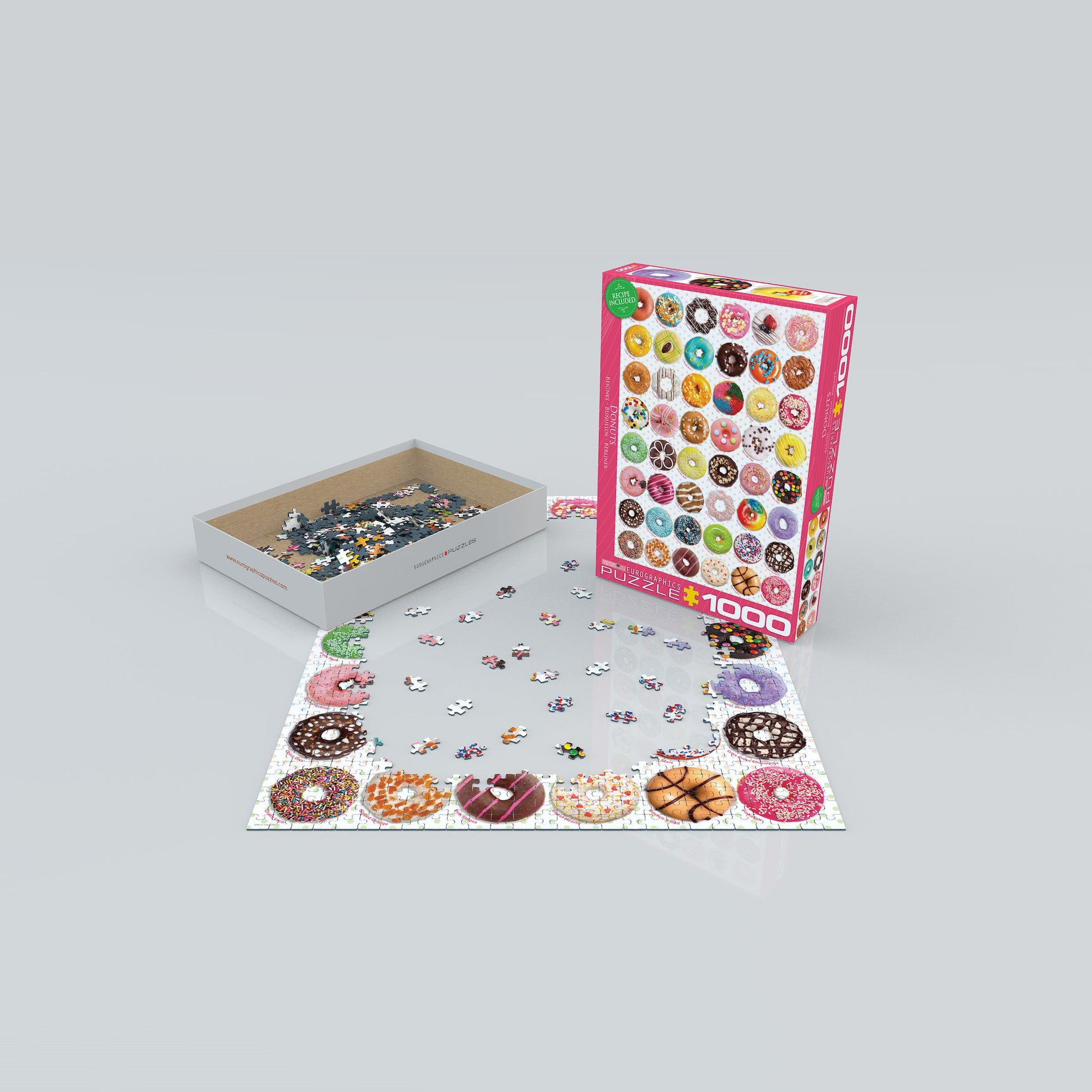 Donuts 1000 Piece Jigsaw Puzzle Eurographics