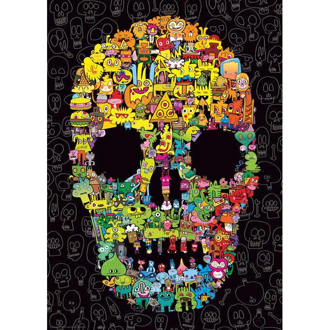 Doodle Skull Burgerman 1000 Piece Jigsaw Puzzle Heye