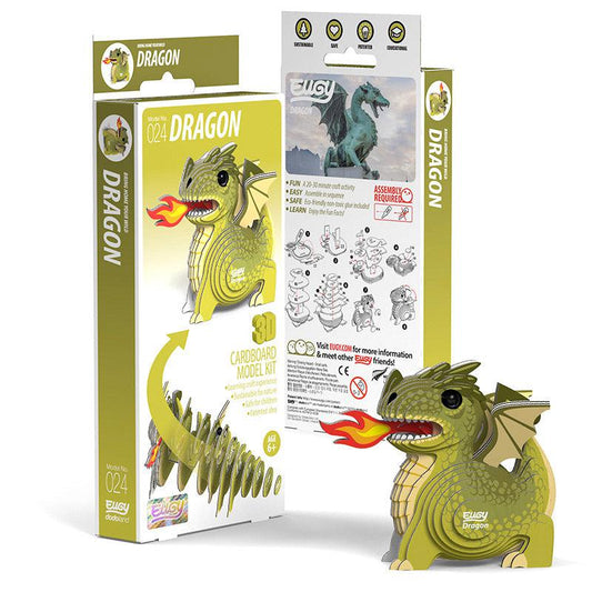 Dragon 3D Cardboard Model Kit Eugy