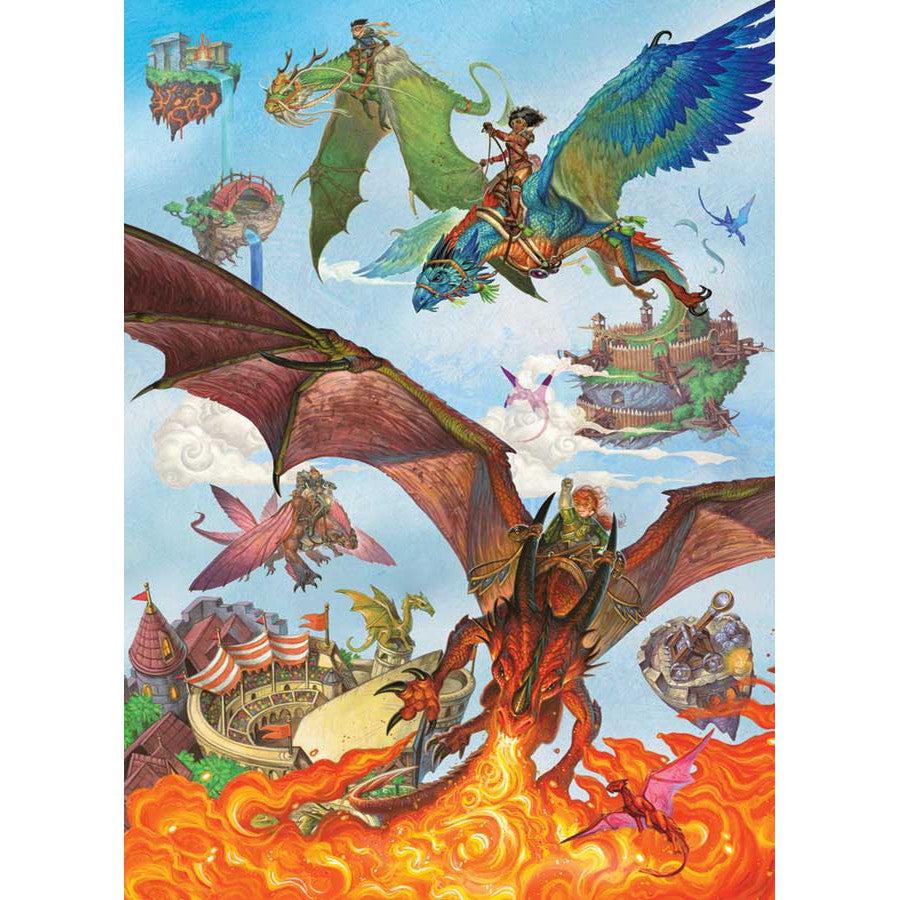 Dragon Flight 350 Piece Family Jigsaw Puzzle Cobble Hill