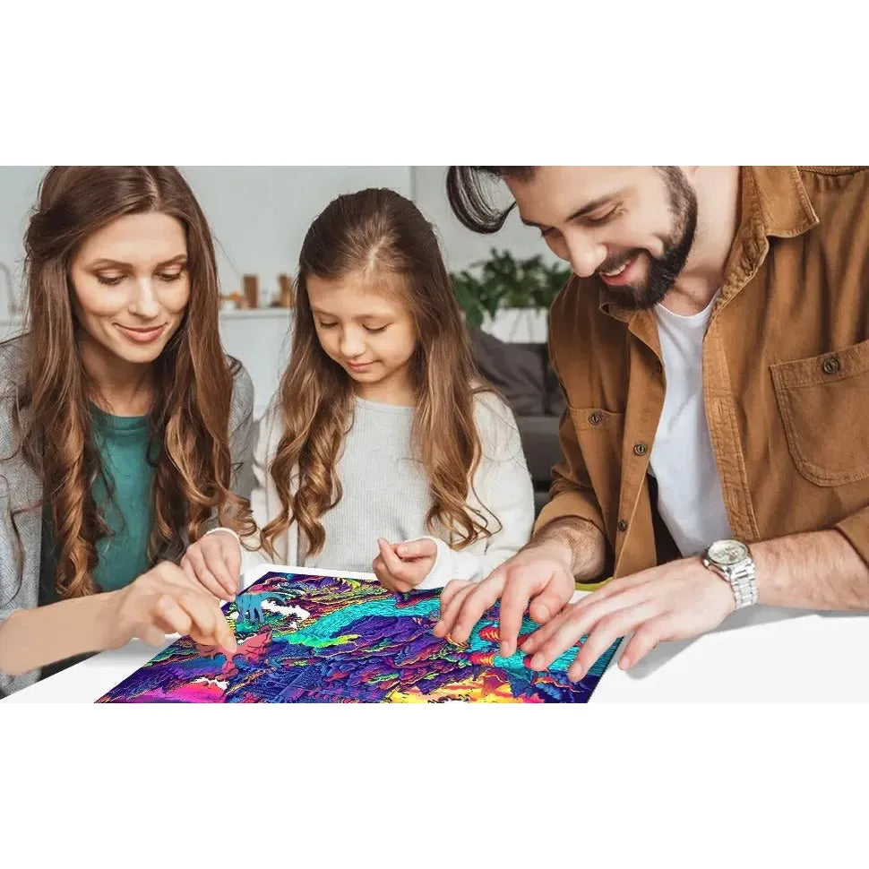 Dragons Dream 300 Piece Wooden Jigsaw Puzzle Trippy