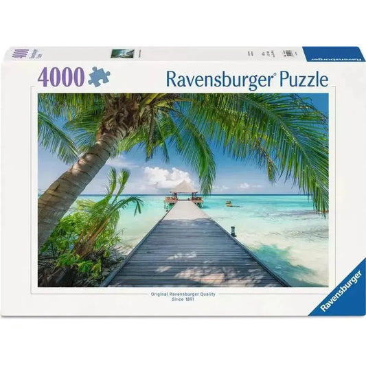 Dream Beach in the Maldives 4000 Piece Jigsaw Puzzle Ravensburger