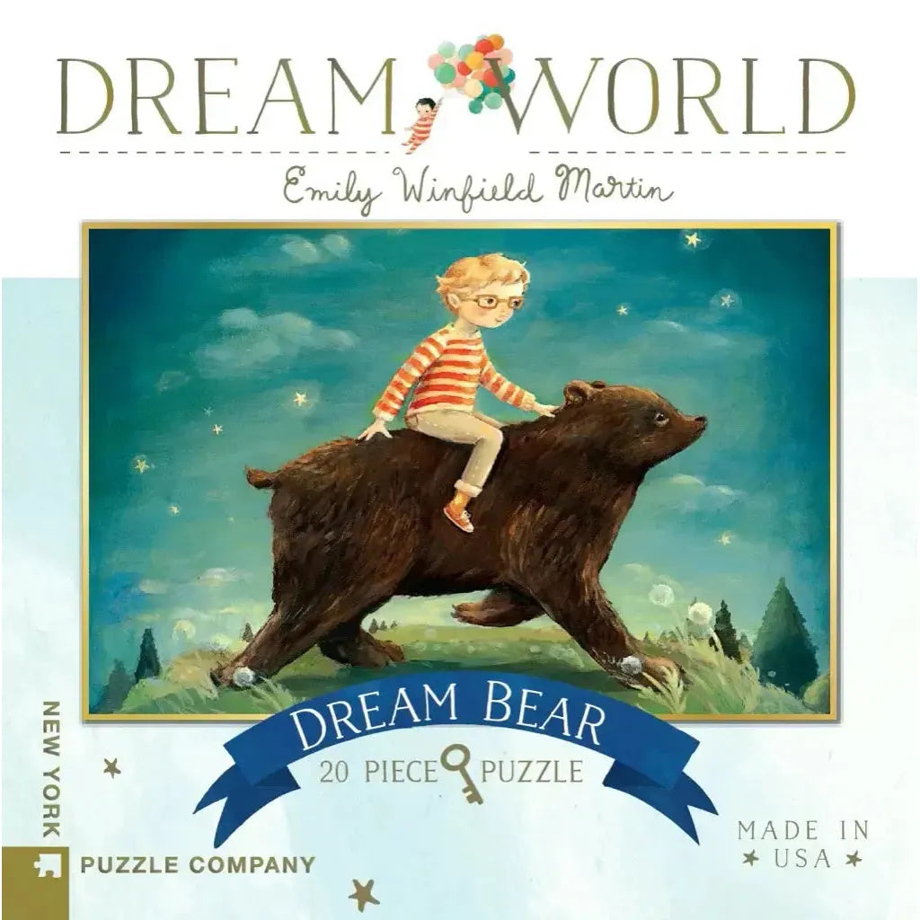 Dream Bear Dream World 20 Piece Mini Jigsaw Puzzle NYPC