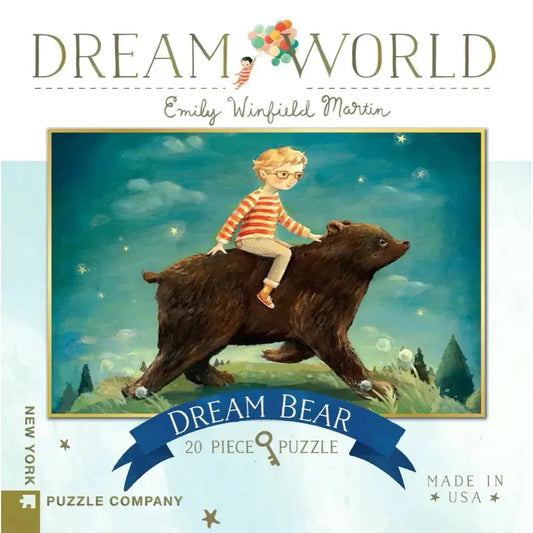 Dream Bear Dream World 20 Piece Mini Jigsaw Puzzle NYPC