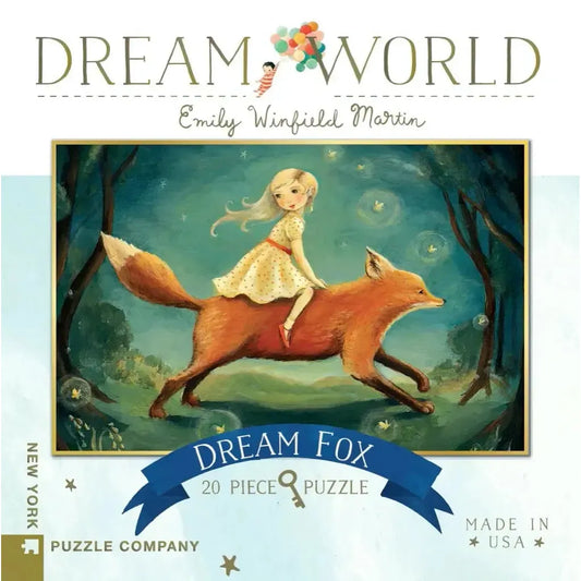Dream Fox Dream World 20 Piece Mini Jigsaw Puzzle NYPC