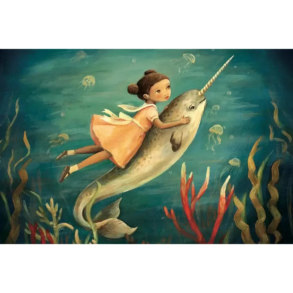 Dream Narwhal Dream World 20 Piece Mini Jigsaw Puzzle NYPC