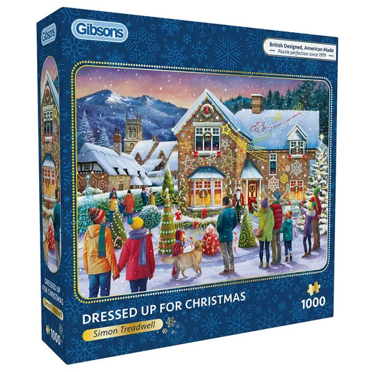 Dressed Up for Christmas 1000 Piece Jigsaw Puzzle Gibsons