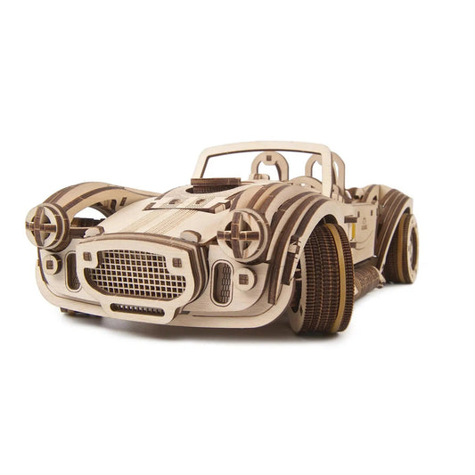 Drift Cobra Racing Car 3D Wood Model Kit UGEARS