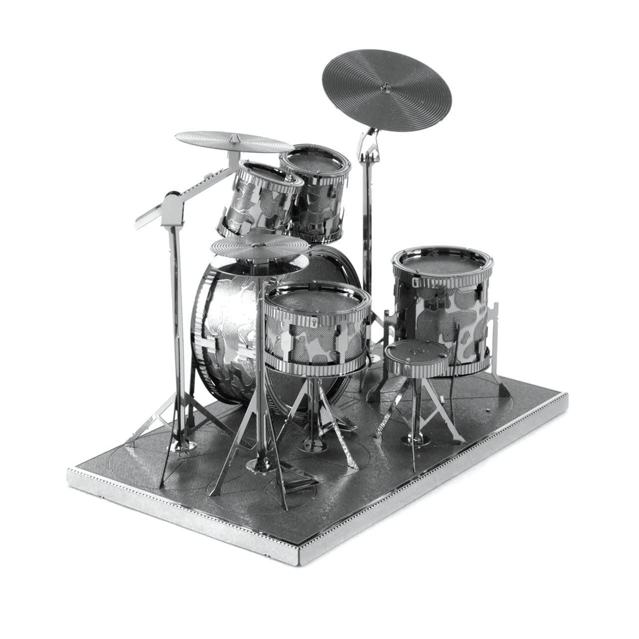 Drum Set 3D Steel Model Kit Metal Earth