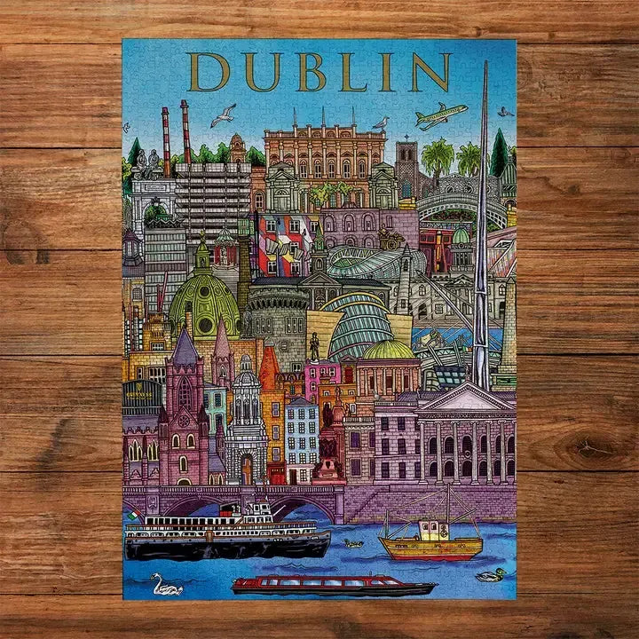 Dublin Cityscape 500 Piece Jigsaw Puzzle Gibsons