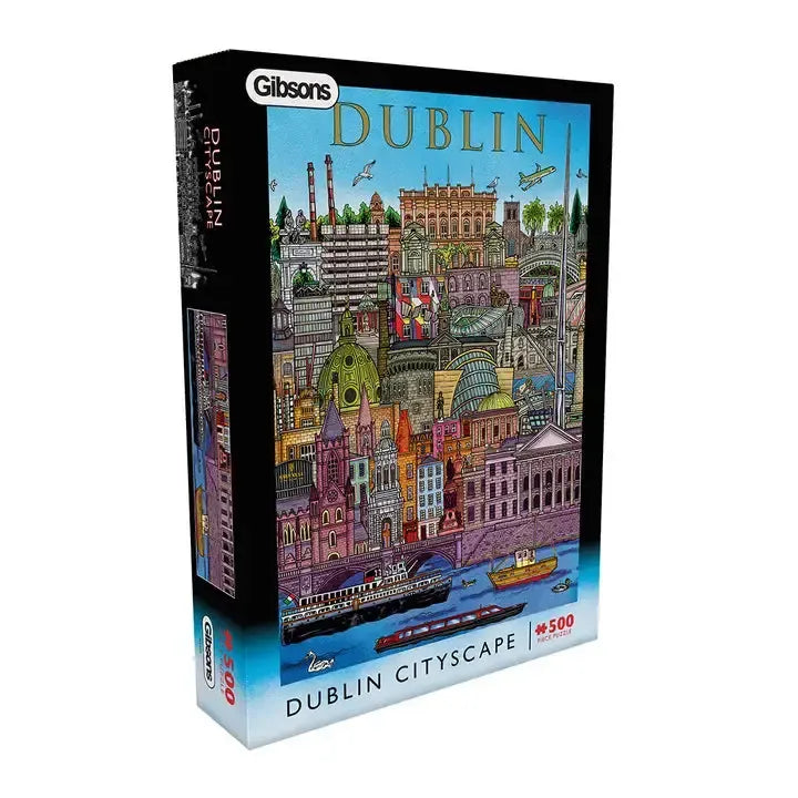 Dublin Cityscape 500 Piece Jigsaw Puzzle Gibsons