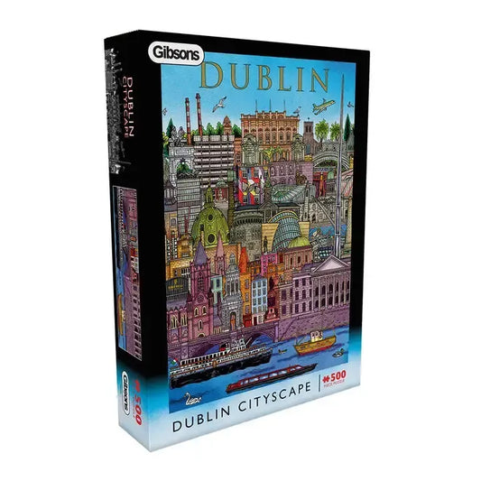 Dublin Cityscape 500 Piece Jigsaw Puzzle Gibsons