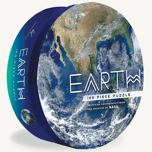 Earth 100 Piece Round Jigsaw Puzzle Chronicle