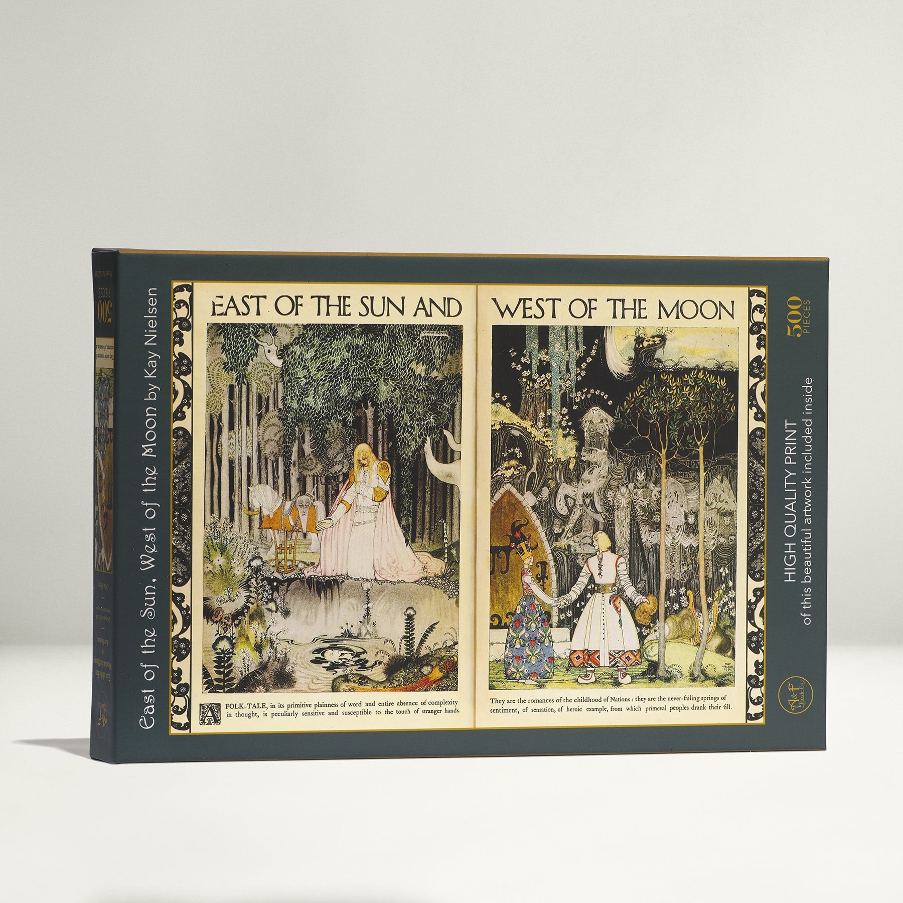 East of the Sun & West of the Moon 500 Piece Premium Jigsaw Puzzle Art & Fable