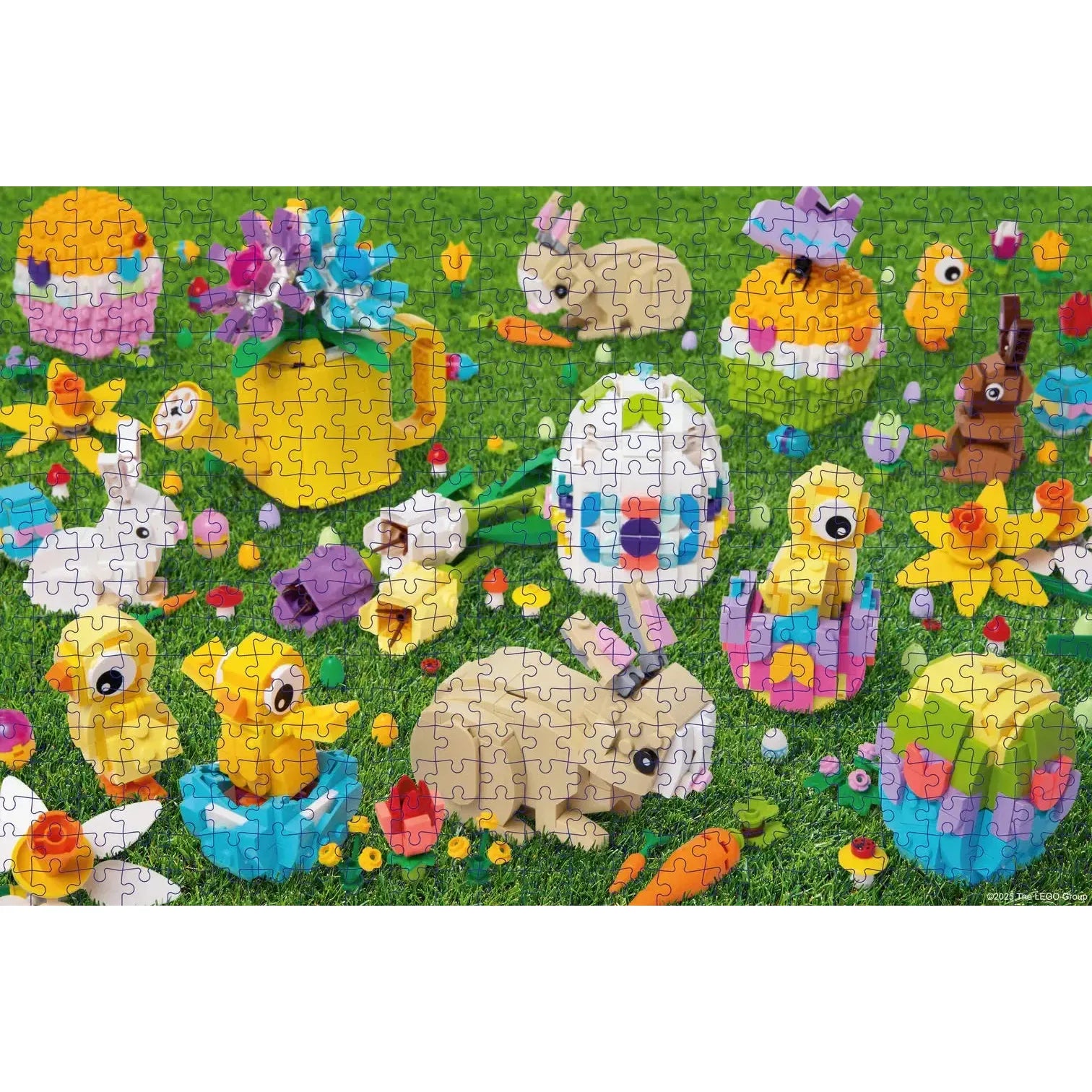 Easter Egg Hunt LEGO 500 Piece Jigsaw Puzzle Chronicle