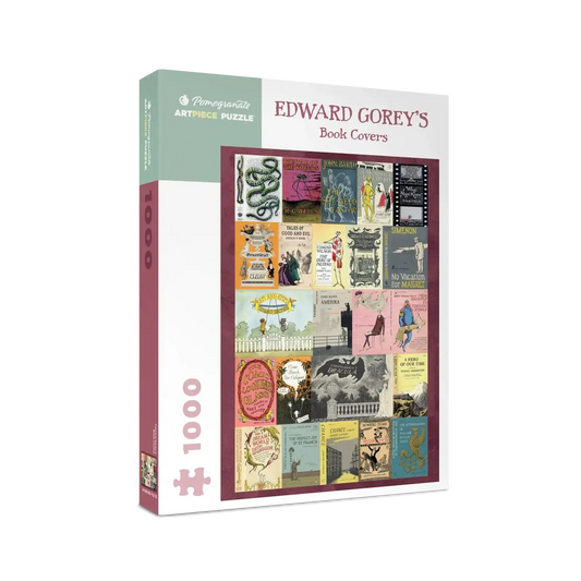 Edward Gorey's Book Covers 1000 Piece Jigsaw Puzzle Pomegranate