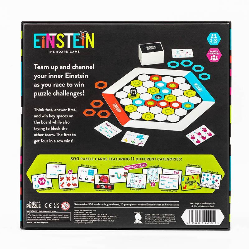 Einstein the Board Game - Fast Paced Puzzle Solving Race - Professor Puzzle