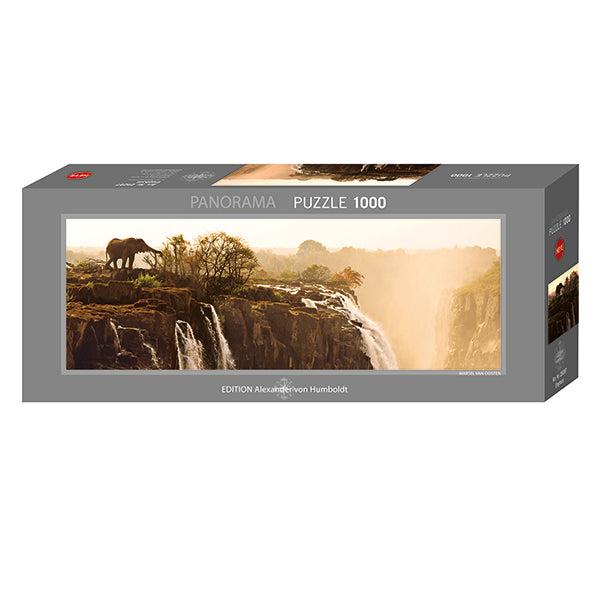 Elephant 1000 Piece Panoramic Jigsaw Puzzle Heye