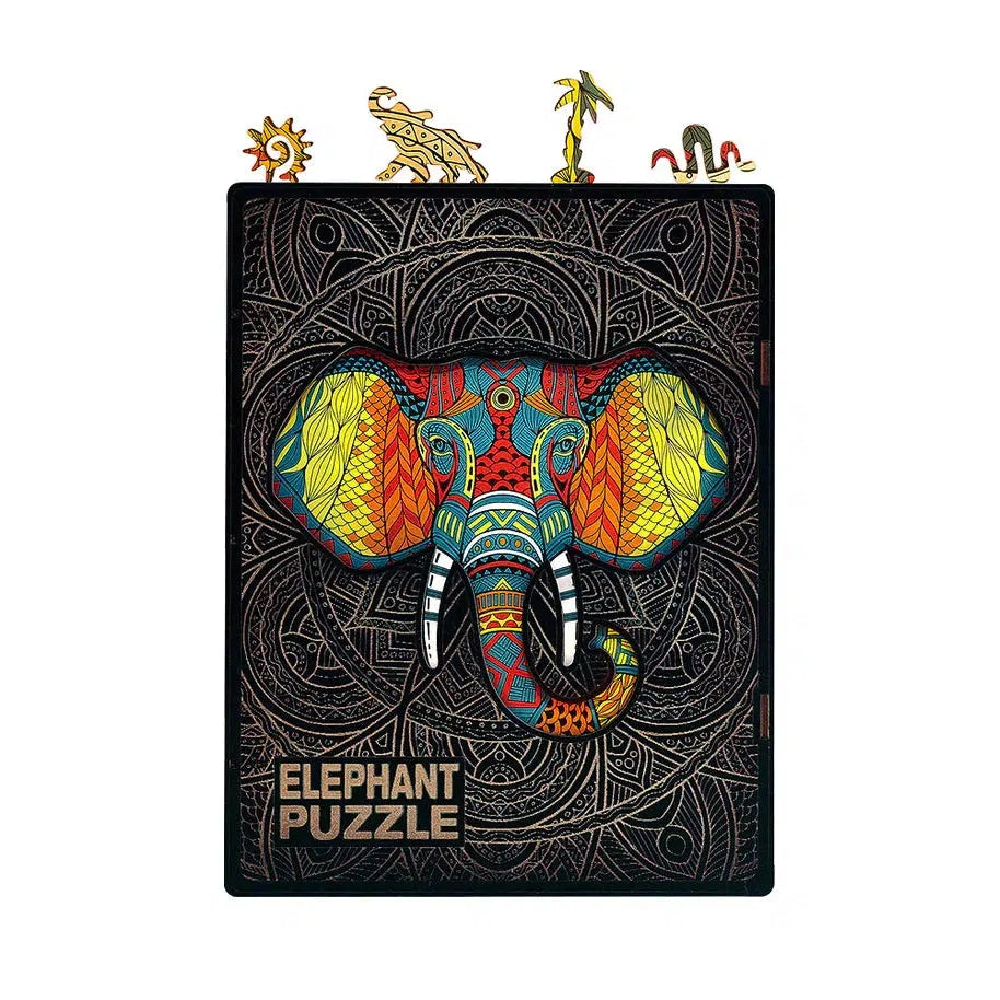 Elephant 250 Piece Wooden Jigsaw Puzzle Geek Toys