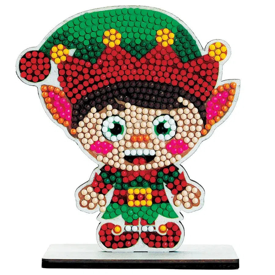 Elf Crystal Art Festive Buddies Kit Craft Buddy