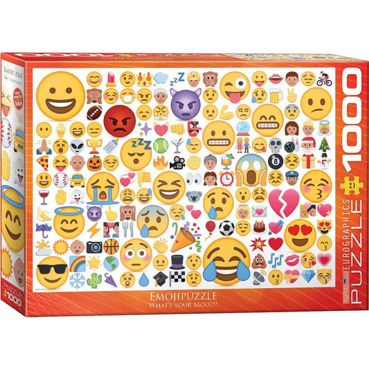 Emojipuzzle What's your Mood? 1000 Piece Jigsaw Puzzle Eurographics