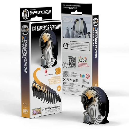 Emperor Penguin 3D Cardboard Model Kit Eugy